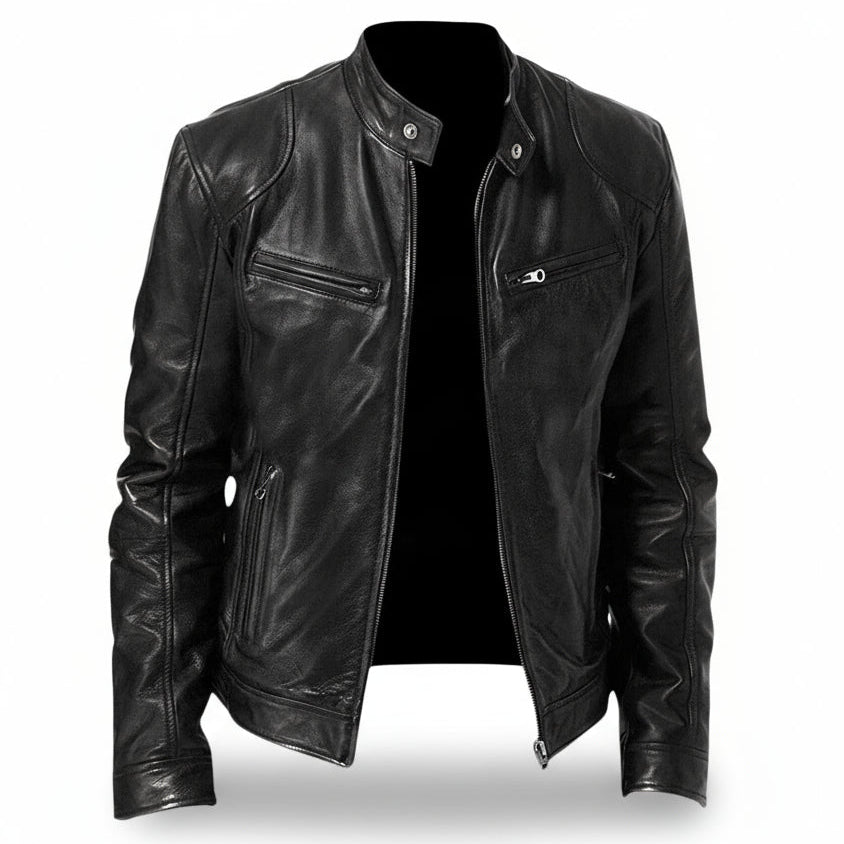 Chaqueta de Cuero Clásica Rider